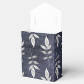 白黒ヴィンテージ葉グランジ フェイバーボックス (オープン)