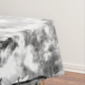 白黒ヴィンテージ蒸気機関 テーブルクロス (インサイチュ)