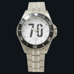 白黒ヴィンテージ70th birthday watch 腕時計<br><div class="desc">誕生日</div>
