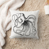 白黒ヴィンテージ クッション (ブランケット)