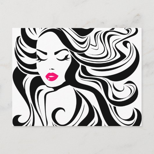 白黒ヴィンテージ ポストカード (正面)