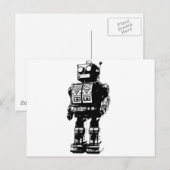 白黒ヴィンテージ ポストカード (正面/裏面)