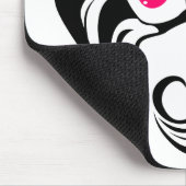 白黒ヴィンテージ マウスパッド (コーナー)