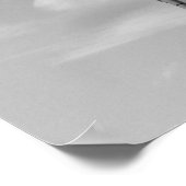 白黒ヴィヴァイタリアリーリングタワーオブピサ ポスター (角)