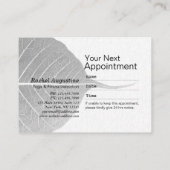 白黒一脚キングピジョンヨガクラスパス ロイヤリティカード (裏面)