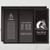 白黒一足歩行キングピジョンヨガポーズロゴ (正面/裏面)