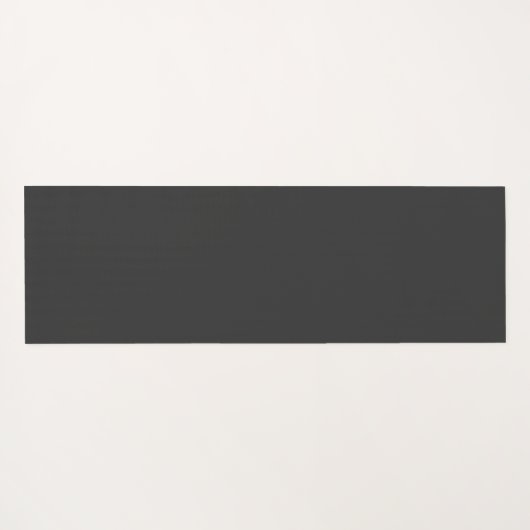 白黒一足歩行キングピジョンヨガポーズロゴ ヨガマット (裏面(横))