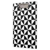 白黒三角形パターン クリップボード (左)