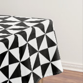 白黒三角形パターン テーブルクロス (インサイチュ)