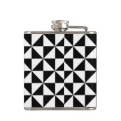 白黒三角形パターン フラスク (裏面)