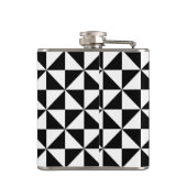 白黒三角形パターン フラスク (裏面)