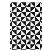 白黒三角形パターン ミニクリップボード (裏面)