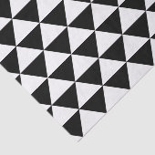 白黒三角形パターン 薄葉紙 (詳細)