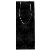 白黒不気味ハッピーハローウィン ワインギフトバッグ (裏面)