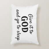 白黒与え神に眠りに行く アクセントクッション (正面(垂直))