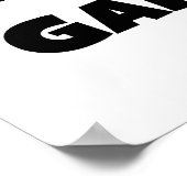 白黒世界のベスト米国東部標準時刻のガンマ ポスター (角)