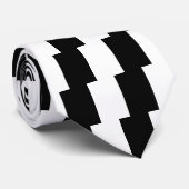 白黒中カスタマイズ央 ネクタイ (ロール)