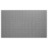 白黒中世ダマスク織パターン ファブリック (ヤード)