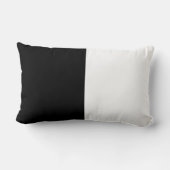 白黒中間等分に ランバークッション (裏面)