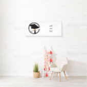 白黒丸の目盛りキャップ 横断幕 (インサイチュ)