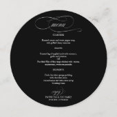 白黒丸エレガントのメ結婚ニュー メニュー (正面)