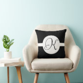 白黒丸モノグラム クッション (椅子)