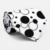 白黒丸 ネクタイ (ロール)
