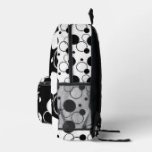 白黒丸 プリントバックパック (右)