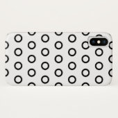 白黒丸 Case-Mate iPhoneケース (裏面(横))