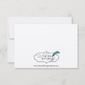 白黒主結婚式のリハーサル 招待状 (裏面)