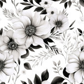 白黒人気がある植物毛布の贈り物 フリースブランケット