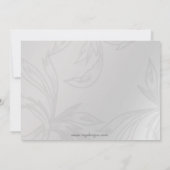 白黒企業のパーティの招待状 招待状 (裏面)