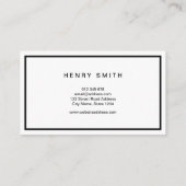 白黒企業のプロフェッショナル 名刺 (裏面)