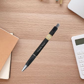 白黒会社のロゴありがとうありがとう ボールペン