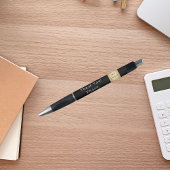 白黒会社のロゴありがとうありがとう ボールペン