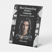 白黒作家の本に出会う 台座サイン (正面)