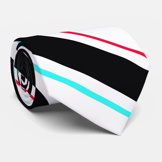 白黒傾斜レジメンストライプタル線 ネクタイ (ロール)