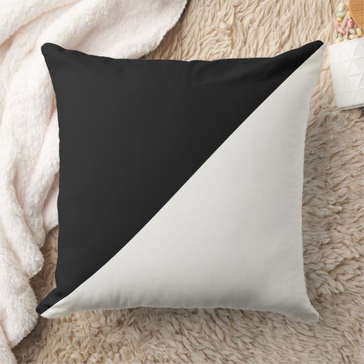 白黒優雅 クッション (ブランケット)