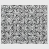 白黒光イリュージョン包み紙 ラッピングペーパー (フラット)