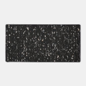 白黒光沢グリッターの輝き デスクマット (正面)
