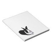 白黒兎 ノートパッド (アングル)