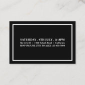 白黒入スタイリッシュ館チケット 名刺 (裏面)