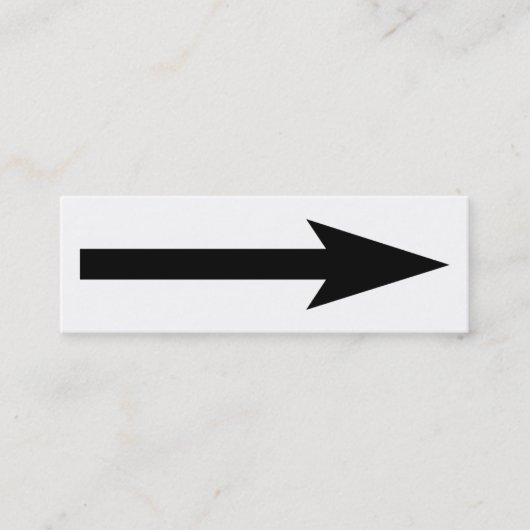 白黒全ポイント- スキニー名刺 (正面)