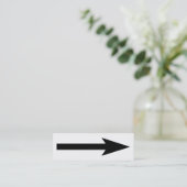 白黒全ポイント- スキニー名刺 (スタンド正面)