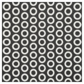 白黒円パターン ファブリック (見本)