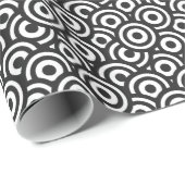 白黒円 ラッピングペーパー (ロールコーナー)