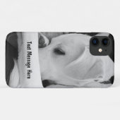 白黒写真かわいい犬の手のひら|過去記事 Case-Mate iPhoneケース (裏面(横))