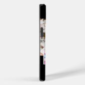 白黒写真のコラージュ名 Case-Mate iPhoneケース (裏面 / 右)