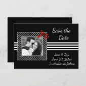 白黒写真の保存日付 セーブザデート (正面/裏面)