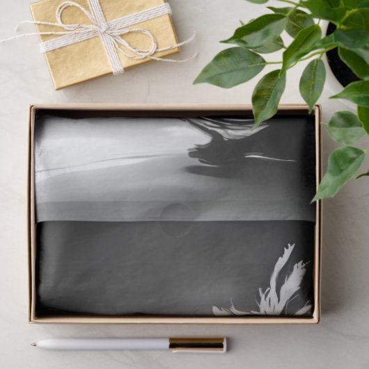 白黒写真の女性の踊り切り離し 薄葉紙 (ギフト)